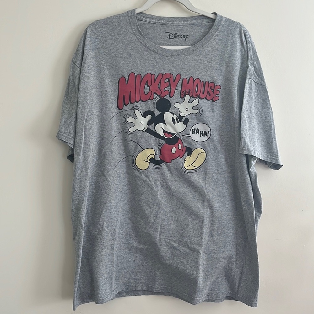 Mickey Mouse Tee Disney World XL Men's Vacation Casual Trip Summer